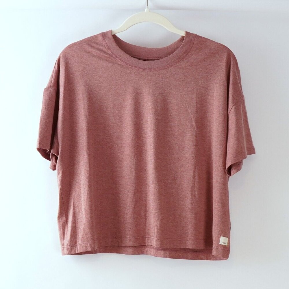 Vuori Women's Short Sleeve Energy Tee Marsala
